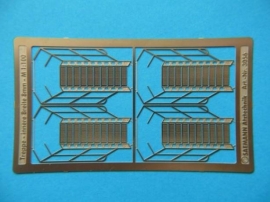 800 342 Staircase 29 x 8mm (1:100) 4 stuks