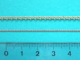 Ragfijne ketting 1,0x1,5mm (1 meter) 070 001