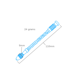 SPIRAAL HANDBOOR met veer - tot 1,0mm  (MCR-PDR1126)