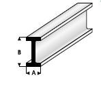 I-Profiel  1,25 x 2,5mm  414-49 (3x 33cm)