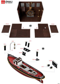 Nederlandse Sleepboot "LIMAN 2" 1:20 (TRK-124)