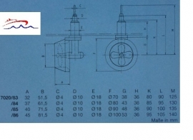 Schottel drive (70mm)  7020/83