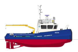 Sleepbootje "DAMEN TUG 1606" 1:50 (100079-50-KB)