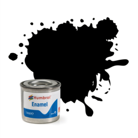 Paint jar" Matt black"  BC022  (Ca.15ml)