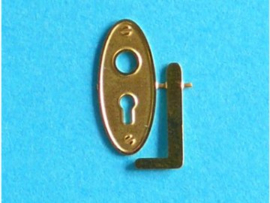 Brass door lock 3 x 6,0mm (800 241)
