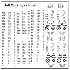 Draught mark IMPERIAL "BLACK" 1:24