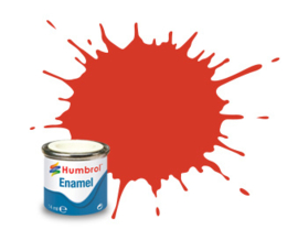 Paint jar" Signal red"  BC035  (Ca.15ml)