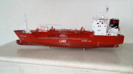 Schaalmodel 1:100 “Pioneer Knutsen“ L.N.G. Tanker