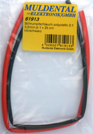 Heat shrink tubing 3,2 mm-RED & BLACK(E61913)
