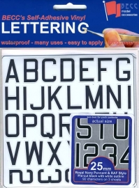 Number / Letter sheet*Pen RN*  height 25 MM