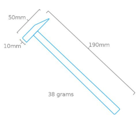 Hobby Hammer 190mm-50gram(PHA1288)