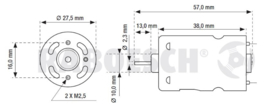 12V Elektromotor - Raboesch 109-43