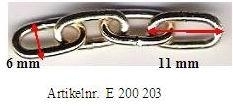 Langschalmig ketting (1 meter) E200 003