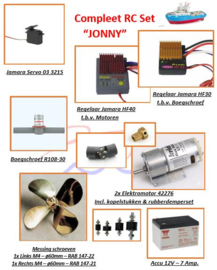 Complete  RC / Drive set"JONNY"