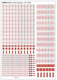 Vinyl sheet *MILITARY*  (MSS02)