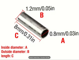 Touw/Draad KLEM 0,8mm (MSN)
