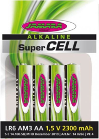 4 stuks Batterij SuperCell AA 1,5V 4pcs (14 0266)