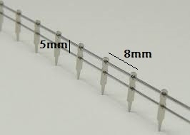 Railing 5mm x 250mm (2 stuks) 5602/05