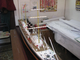 Schaalmodel 1:100  “CITY of PARIS“  Stoomschip