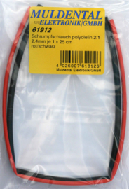 Heat shrink tubing 2,4 mm-RED & BLACK(E61912)
