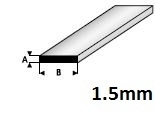 Strip  1,5 x 3,0mm  410-54 (3x 33cm)