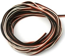 PVC Servokabel, 3 wires, Futaba.   E54032