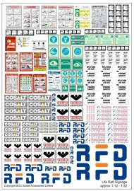 Vinyl sheet Div. *rescue symbols*  1:10 till 1:32