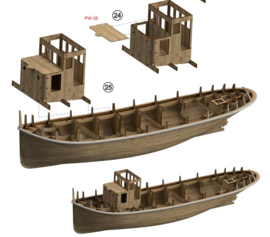 Nederlandse Sleepboot "LIMAN 2" 1:20 (TRK-124)