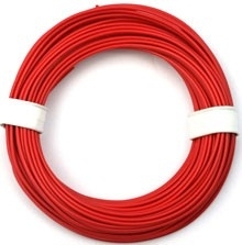 Rood PVC draad.  E50510