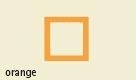 Transp. tube square orange: 3,0 x 4,0 mm - R433-55/3