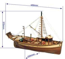 Fishing boat  "Palamós" 1:45 (OCR-12000)