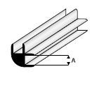 Hoek - Verbindingstuk 1,0mm  449-51 (1 Meter)