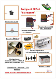 Compleet  RC / Aandrijfset "Fairmount Alpine"