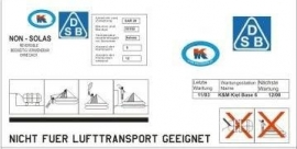 Opschrift reddingsvlot (1:20)   200 200