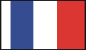 Nationale Vlag "FRANKRIJK" (F02-France)