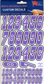 Numbers Pack MNP 1 *purple*  height 25 & 50MM