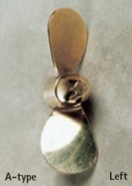 RAB-145-04 * Brass Propeller2Bl-35-L-M4