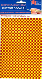 Squares 5mm  RED / YELLOW (104322)