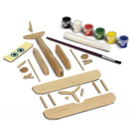 Houtenbouw pakket "Vliegtuigje"(ART30512)