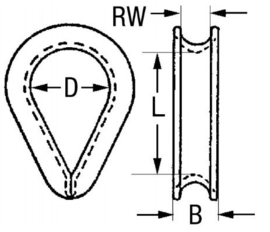 Touw/Draad Kous 0,9mm (MSN-5286)