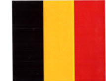National flag "BELGIUM'' (B01-Belgium)