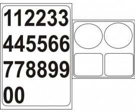 R_Race number with back plate  B-RCN10