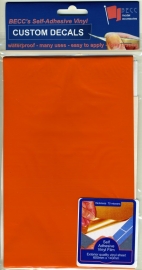 Vinyl sheet*orange*  580 x 135mm