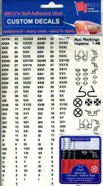 Diepgangmarkering IMPERIAL "WIT" 1:48