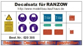 Decal set for the Ranzow 025 053