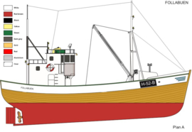 Fishing Boat "FOLLABUEN" 1:25  (TRK-0200)