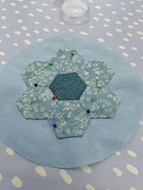 Leren werken met Hexagon patchwork maandag 15 december van 14 tot 17 uur in LINT