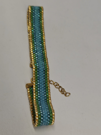 Armband maken met Japanse Miyuki kraaltjes voor beginners maandag 22 september van 18:30 tot 21 uur - Materiaal inbegrepen, all in prijs.