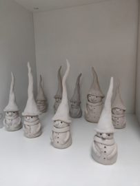 Kerstkabouters maken in keramiek deel 1  -  donderdag 18 september van 18:30 tot 21 uur - In Lint