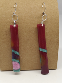 Oorhaken colostick red polymeer hanger